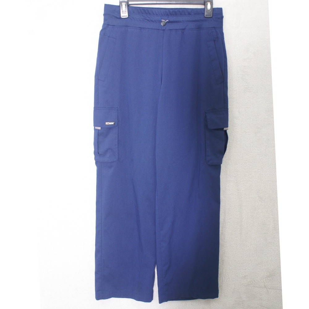 Greys Anatomy by Barco Royal Blue Cargo Scrub Pants Womens Medium GRP558